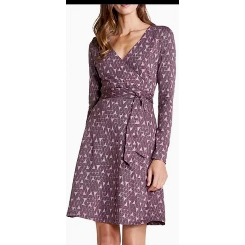 Toad & Co women’s dress long sleeve knit‎ rap style Gorpcore travel outdoor  ￼